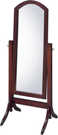Proman Products - Barrington Full Length Free Standing Swivel Oval Traditional Classic Cheval Wooden Mirror (Walnut)