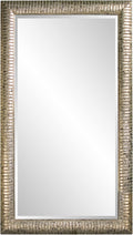 Howard Elliott Alexander Leaning & Standing Full Length Oversized Mirror, Traditional Antique Bronze Wall Mounted Floor Mirror with Wood Frame, for Home, Living Room & Bedroom, 82 x 46 Inch